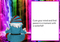 Gnome Waterfall GIF