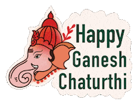 Vinayaka Chaturthi Mumbai Sticker by Sonamm