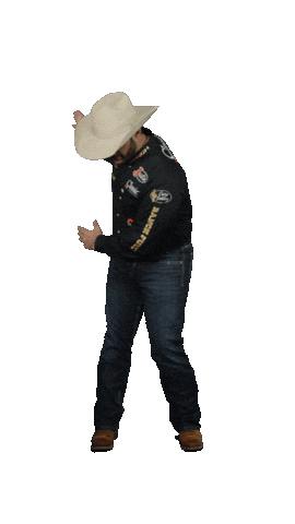 Golfing Rodeo Announcer Sticker by Justin Boots