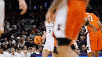 College Hoops Wildcats GIF by Northwestern Athletics