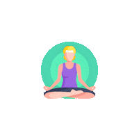ConnisticMx yoga meditation salud paz Sticker