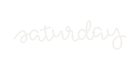 Saturday Morning Lettering Sticker