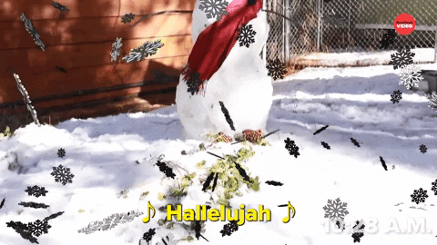 Snowman GIF by BuzzFeed