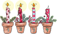 Christmas Candle Sticker