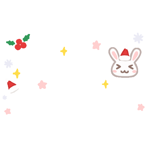 rabbitgod giphyupload merry christmas 聖誕快樂 rabbitgod Sticker