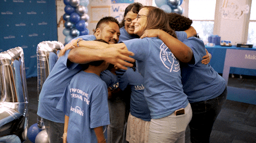 Happy Hugs GIF by Make-A-Wish America
