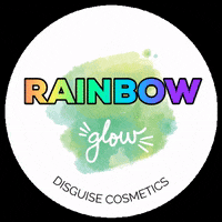 DisguiseCosmetics rainbow skincare glow cosmetics GIF