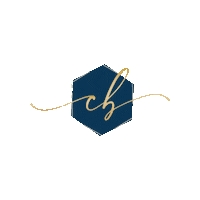christinabernhard hexagon cblogo Sticker