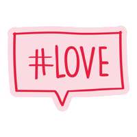 love Sticker by Laurène Kerbiriou