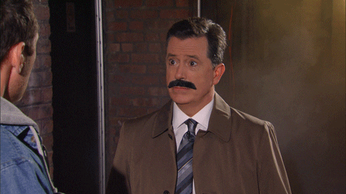 stephen colbert mustache GIF by The Late Show With Stephen Colbert