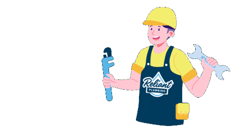 Animation Plumber Sticker by Reliant Plumbing