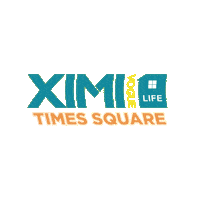 Happy Times Square Sticker by XimivogueBrunei