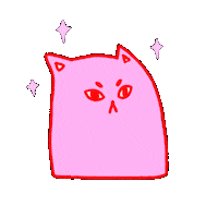 lolokhod dog pink angry red Sticker