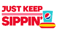 Soda Just Keep Sippin Sticker by Pepsi #Summergram