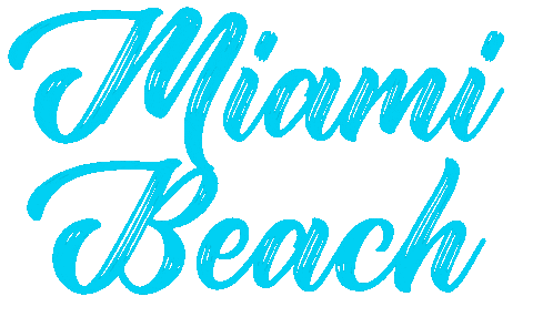 Miami Beach Pink Sticker by ATLAST