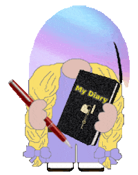 Dear Diary Gnome Sticker