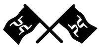 Race Flags Sticker by Highland Mounatin Bike Park