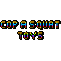 CopASquatToys kaiju cast sofubi cop a squat toys Sticker