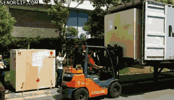 teamwork forklifts GIF by Cheezburger