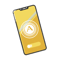 Phone Ringing Sticker by Azzaro Official