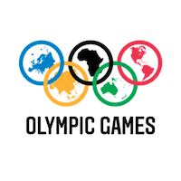 Olympic Games America Sticker