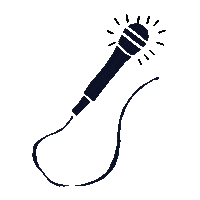 actsforhumanity singer sing mic talk Sticker