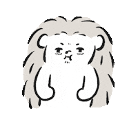 Sad Hedgehog Sticker