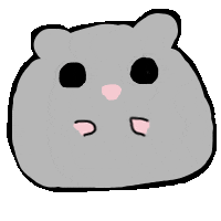 ashonca sad cry hamster unhappy Sticker