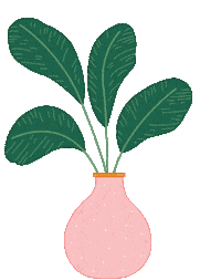 Happy Flower Pot Sticker by mgplabel