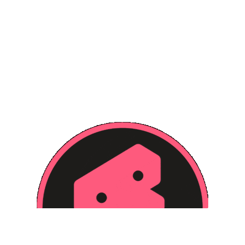 Pink Bb Sticker by Beyond Bouldering