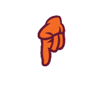 Hand Click Sticker by Susquehanna University