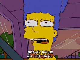 Nervous Season 17 GIF by The Simpsons