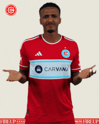 Chicago Fire Shrug GIF by Chicago Fire Football Club