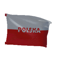 Polish Flag 3D Sticker by SuperGSATB
