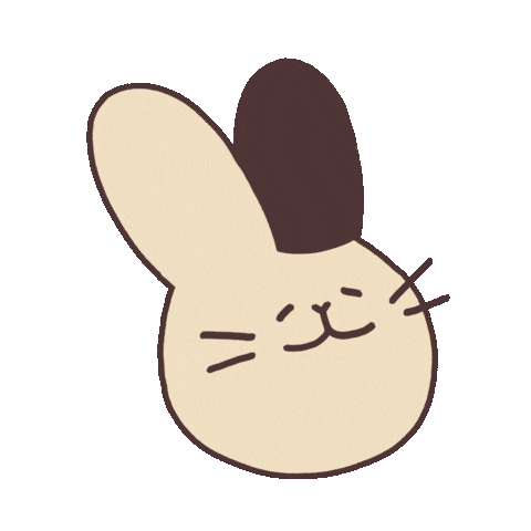 tsengtoudesign giphyupload no bunny rabbit Sticker