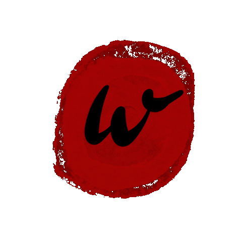 Lettering Blood Sticker