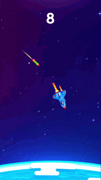 Rocket Spaceship GIF by PLAY