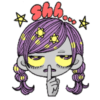 Stop Shut Up Sticker by Stickerbaby