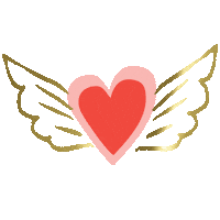 Love Heart Sticker by Meri Meri