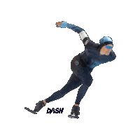 Speed Skater Sticker by DASH Skating