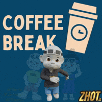 Coffee Time Take A Break GIF by Zhot