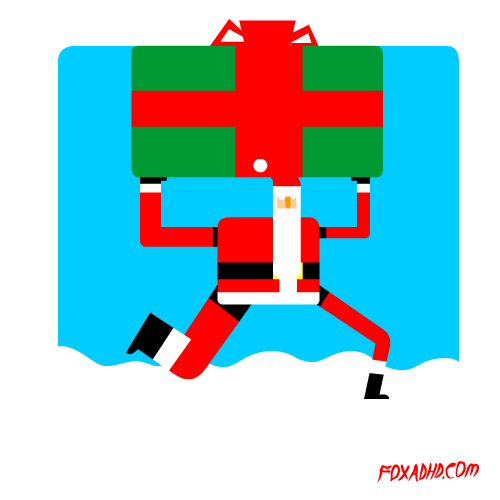 Christmas Fox GIF by Animation Domination High-Def