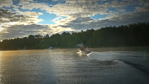 boat driving GIF by Laurentian University
