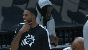 National Basketball Association Laughing GIF by NBA