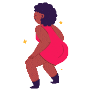 Dance Twerk Sticker by Fugitiva