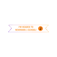 Newmarkjweek Sticker by Newmark J-School