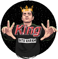 Djbatukaram Sticker by Batu Karam Records