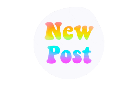 Rainbow Post Sticker