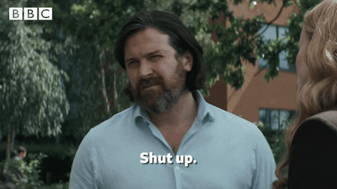 Shush Shut Up GIF by BBC