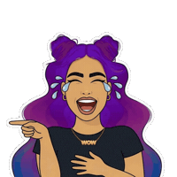 Tears Of Joy Wow Sticker by World Of Women